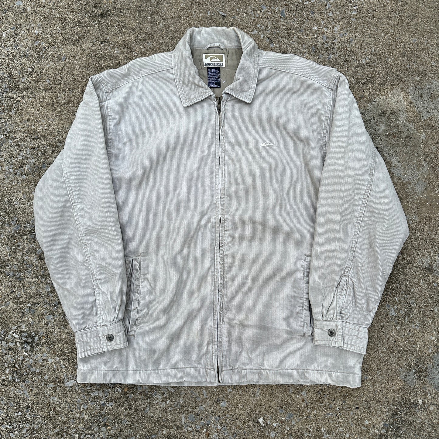 Vintage Quiksilver 90's minilogo Corduroy full-zip jacket