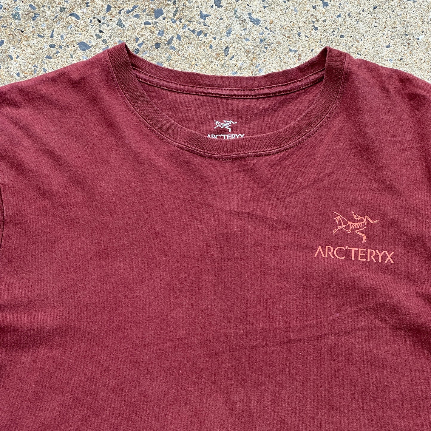Arc'teryX Minilogo Burgurdy T-shirt