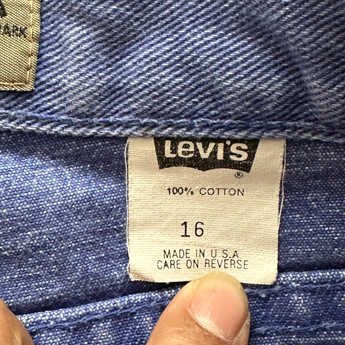 Levi's 900 series Made in USA blue purple Jeans Shorts