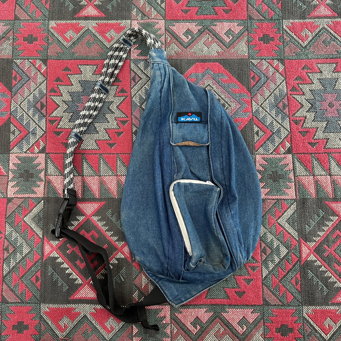 Vintage Kavu 00's Denim Sling bag