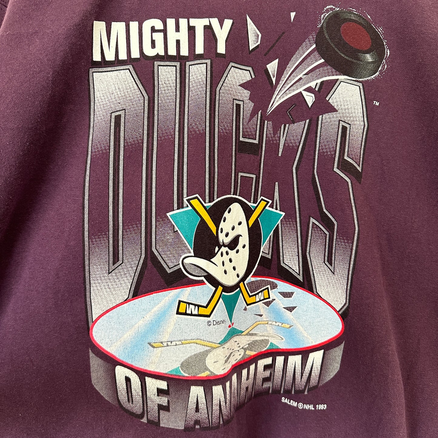 Vintage Mighty Ducks 1993 NHL Team Sweatshirt
