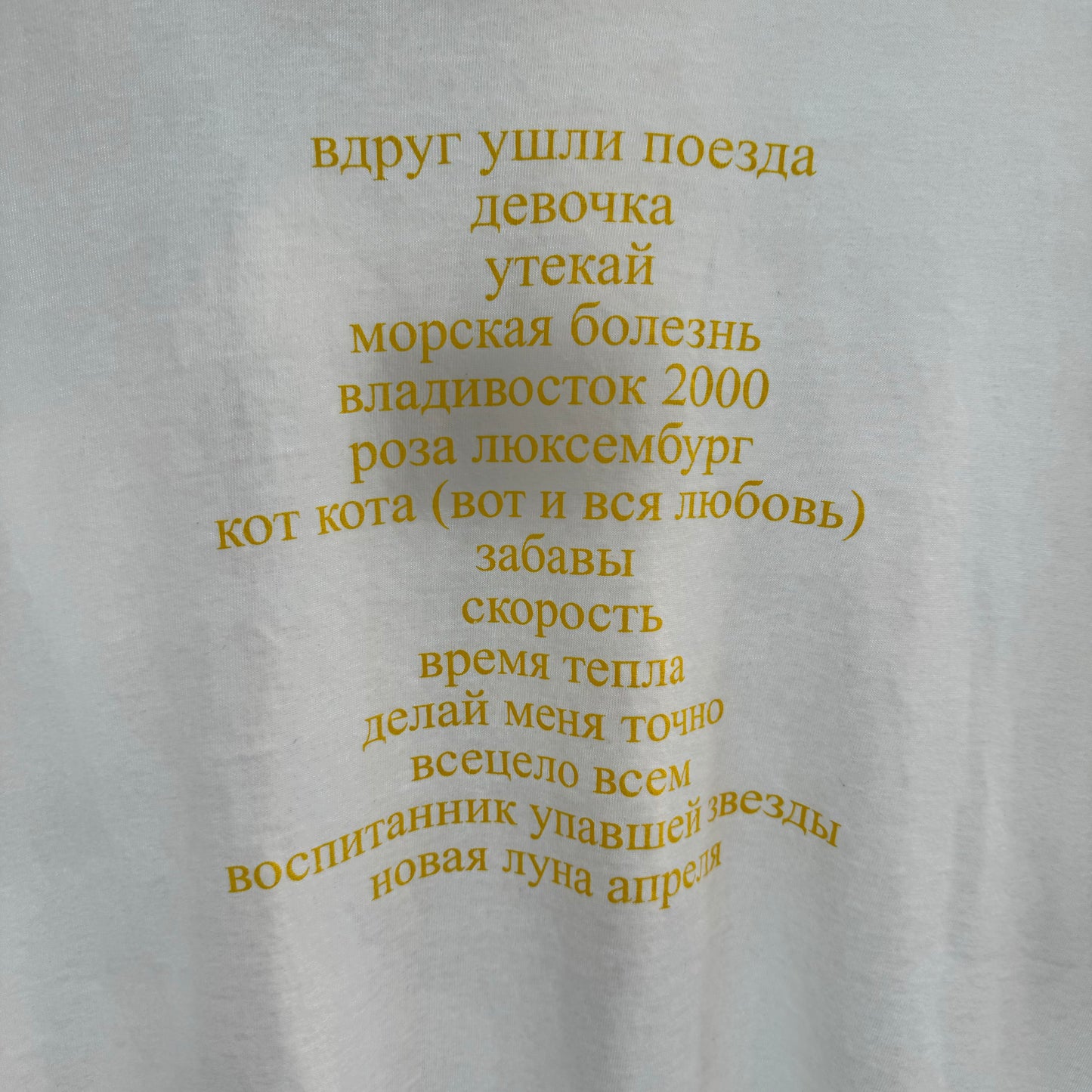 Gosha Rubchinskiy x Mumiy Troll Box Logo Tshirt
