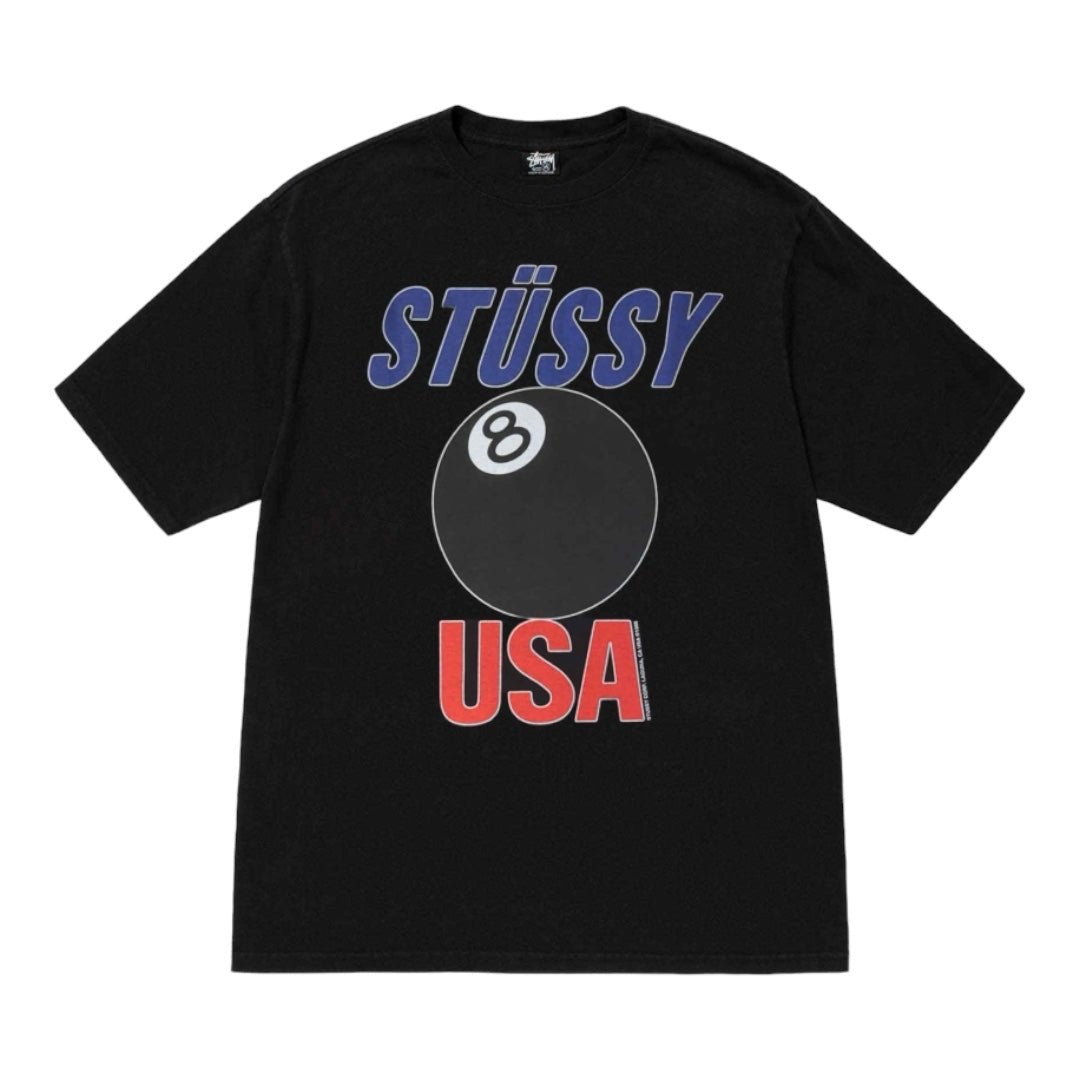Stussy USA Pig.Dyed Black T-shirt
