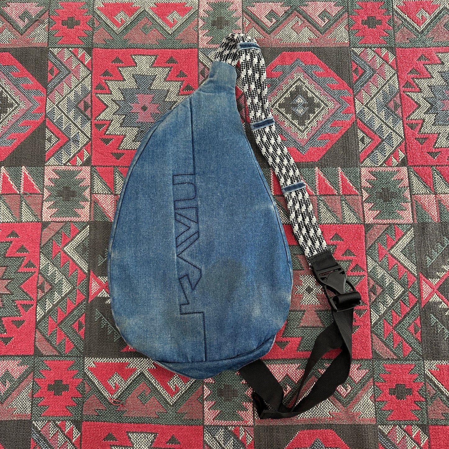 Vintage Kavu 00's Denim Sling bag