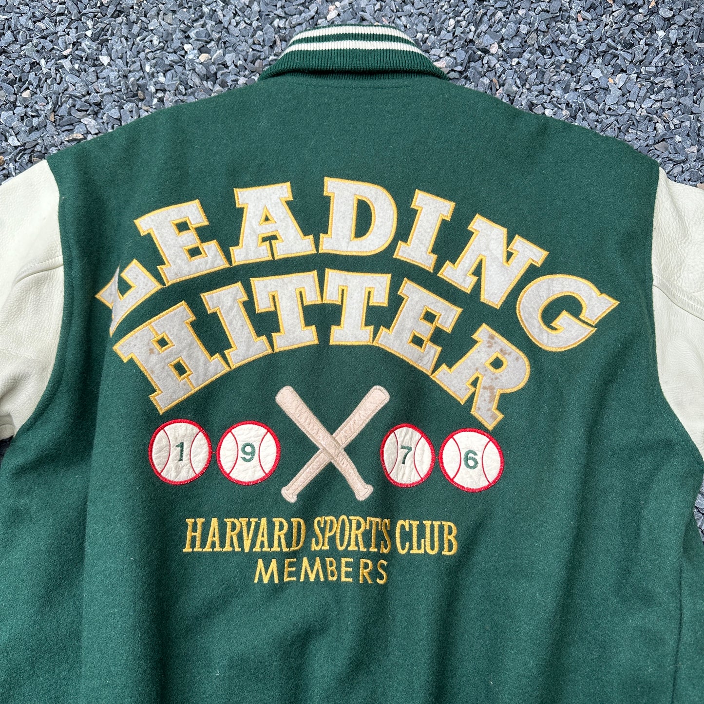 Vintage Harvard University "Sport club member" Green Versity