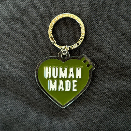 Human Made Heart Logo Green💚 Keychain