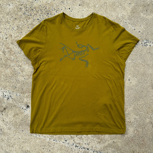 Arc'teryx Big Logo Yellow Mustard T-shirt