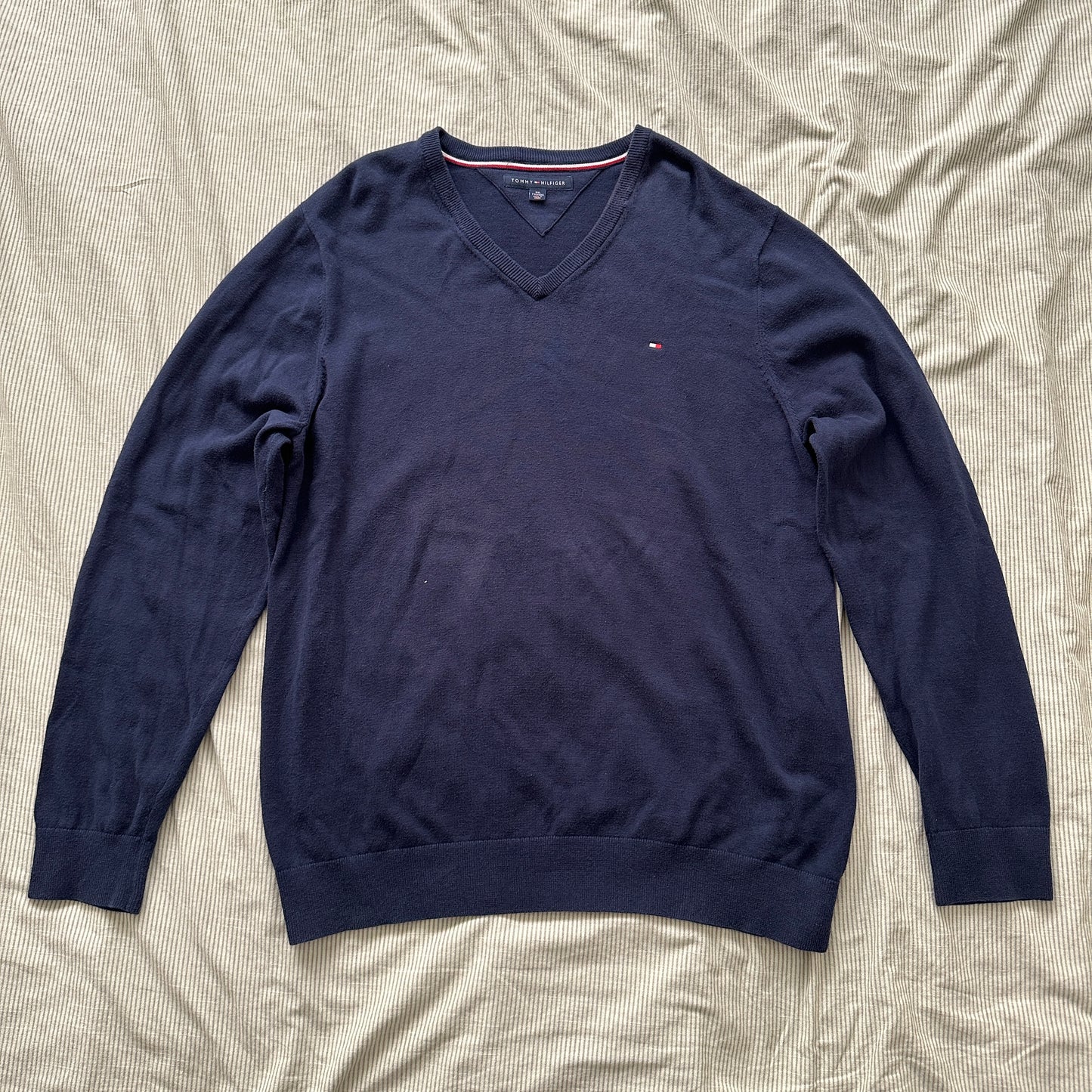 Tommy Hilfiger Navy Knits-Sweater