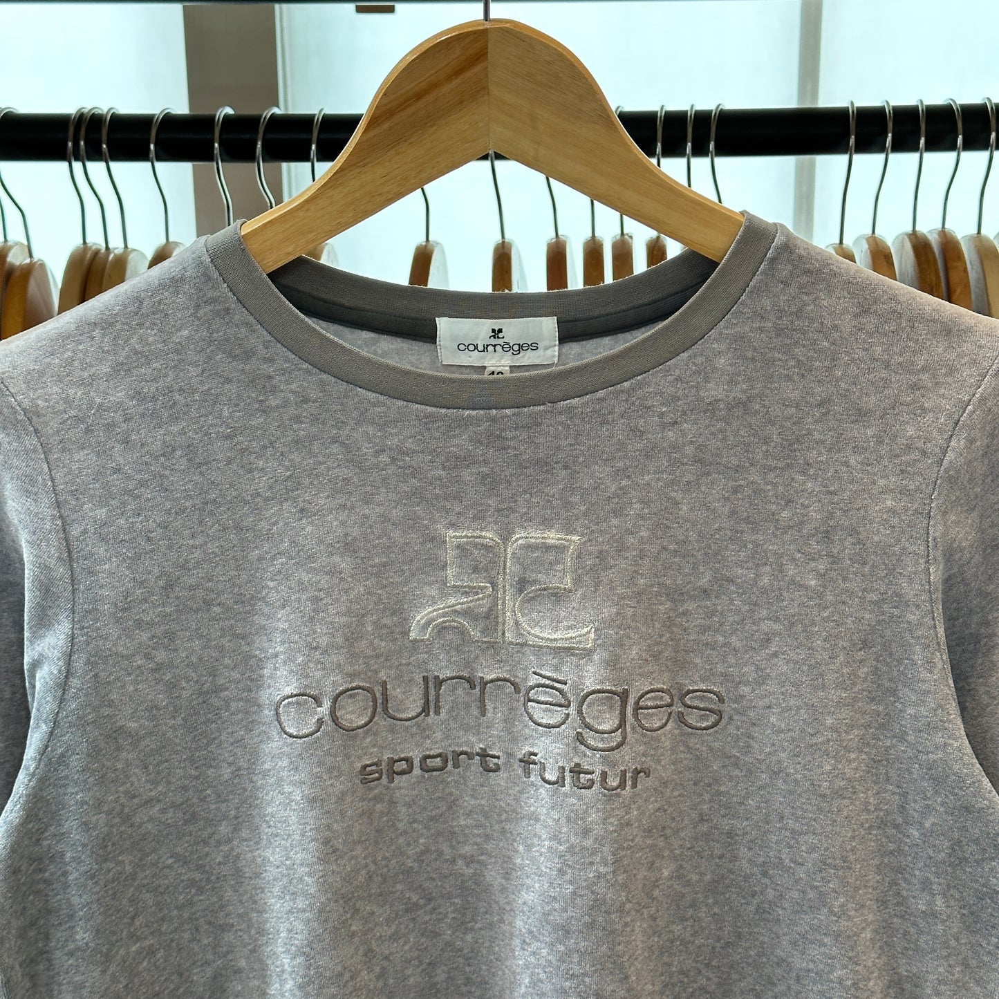 Courrēges Sport Futur wool LS T-shirt
