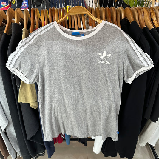 Adidas Original Minilogo 3-Stripes 2017 Grey T-shirt