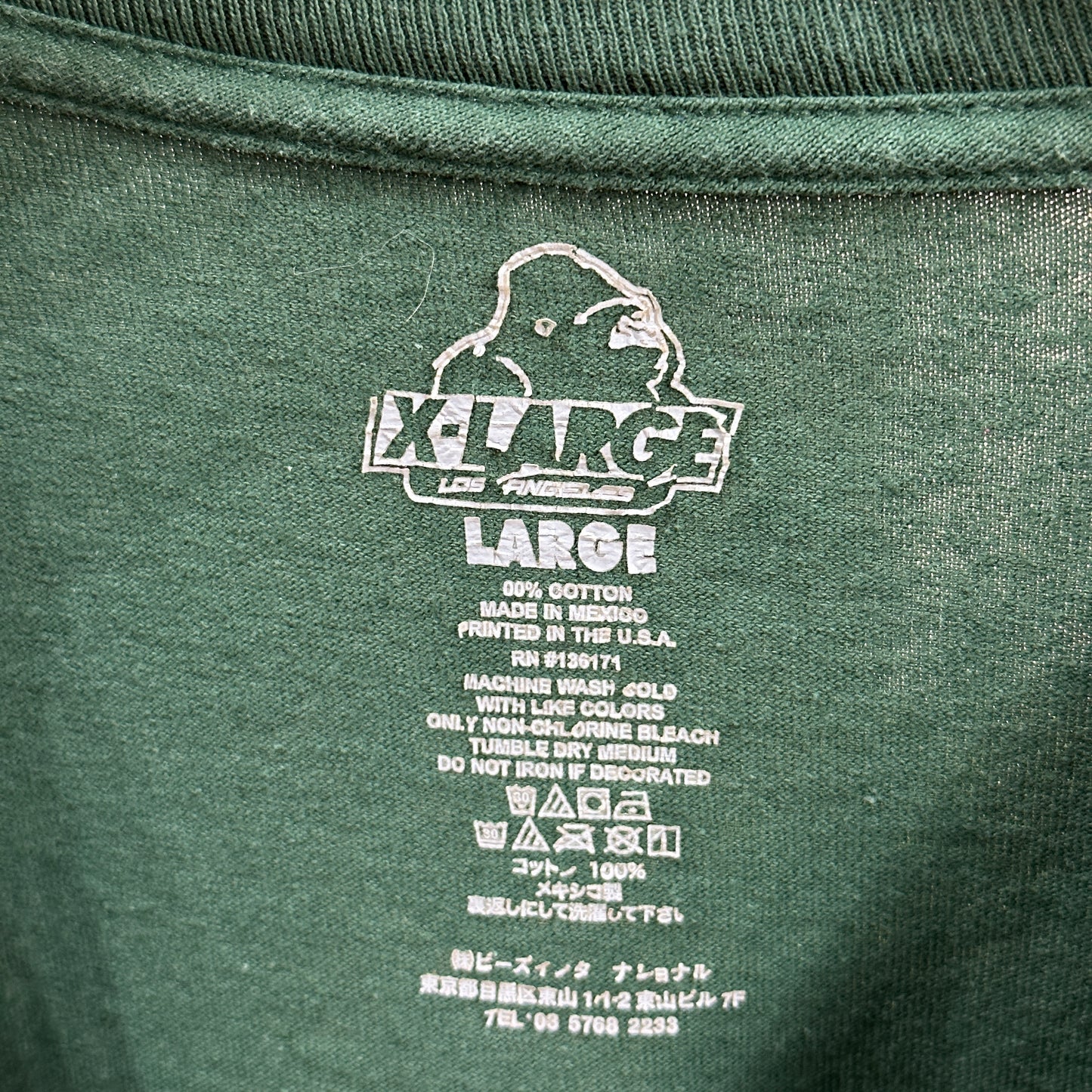 X-Large Center Logo LS T-shirt