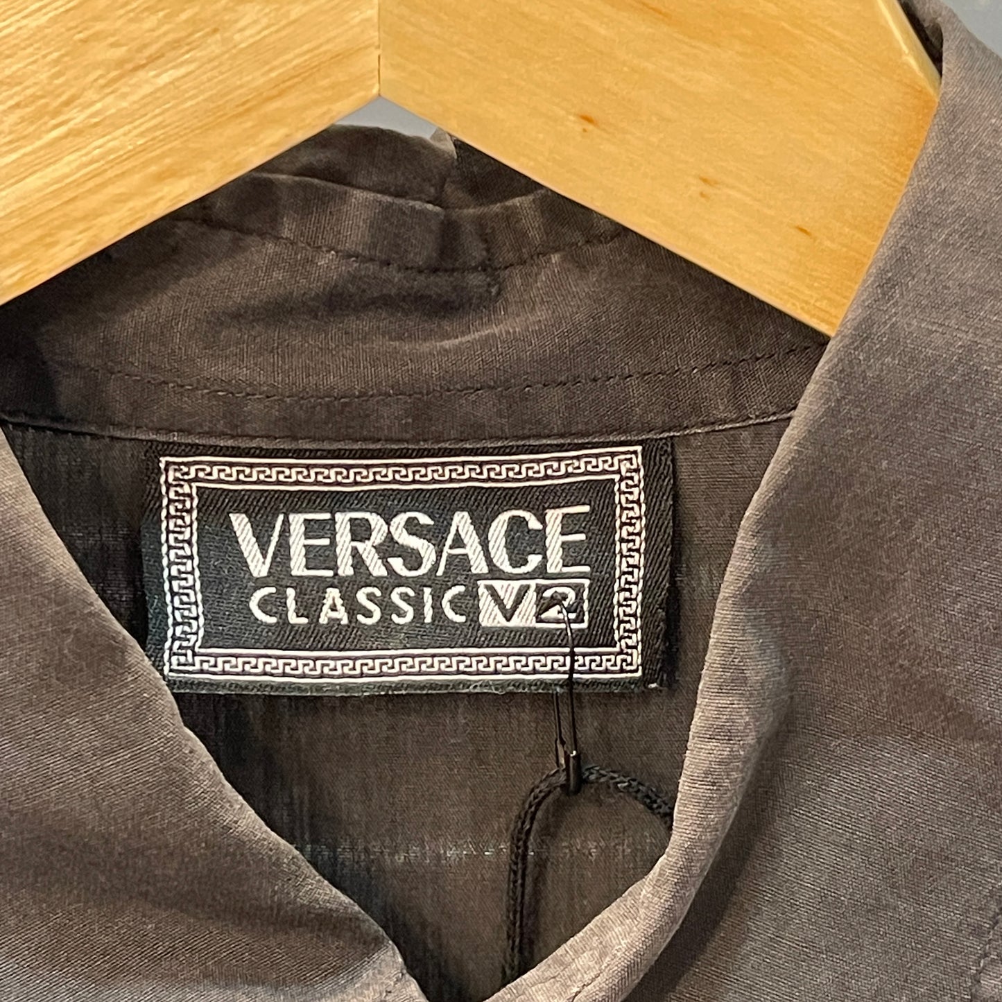Vintage Versace Classic V2 black Longsleeves Shirt
