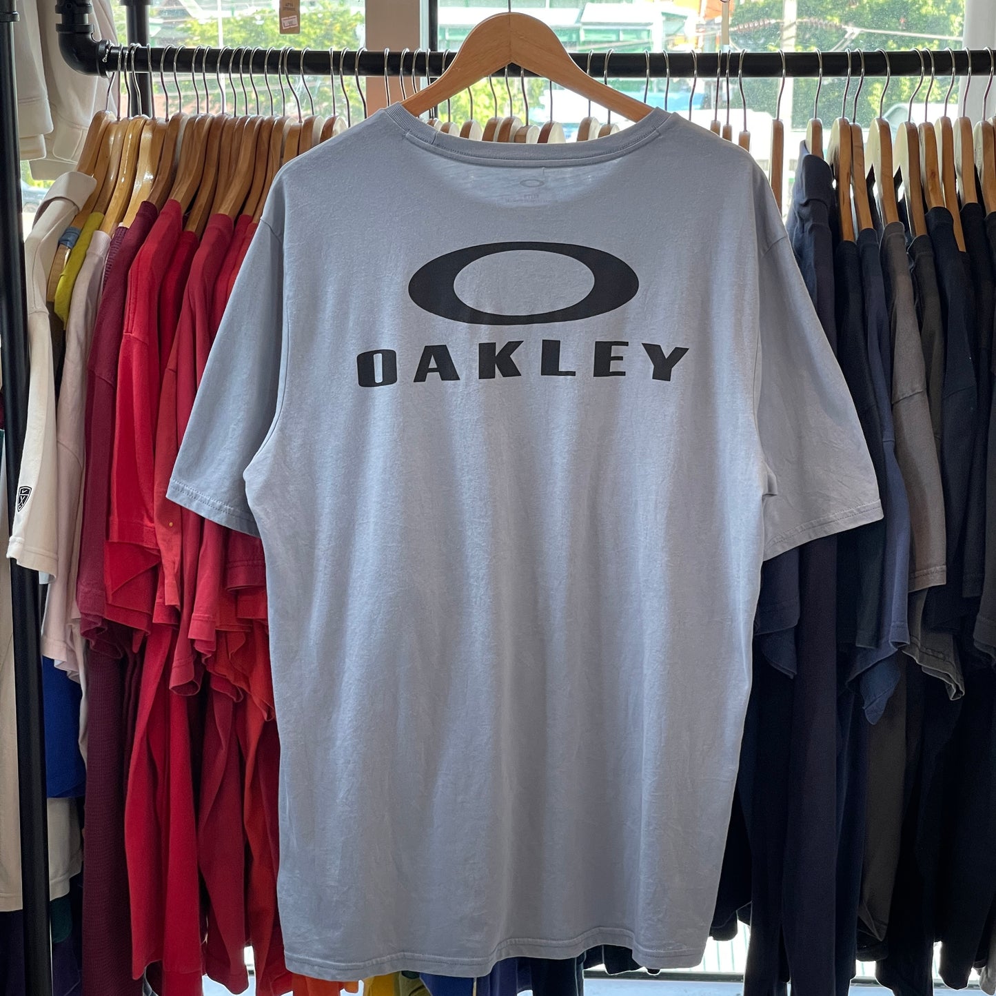 Oakley Big Logo light blue T-shirt
