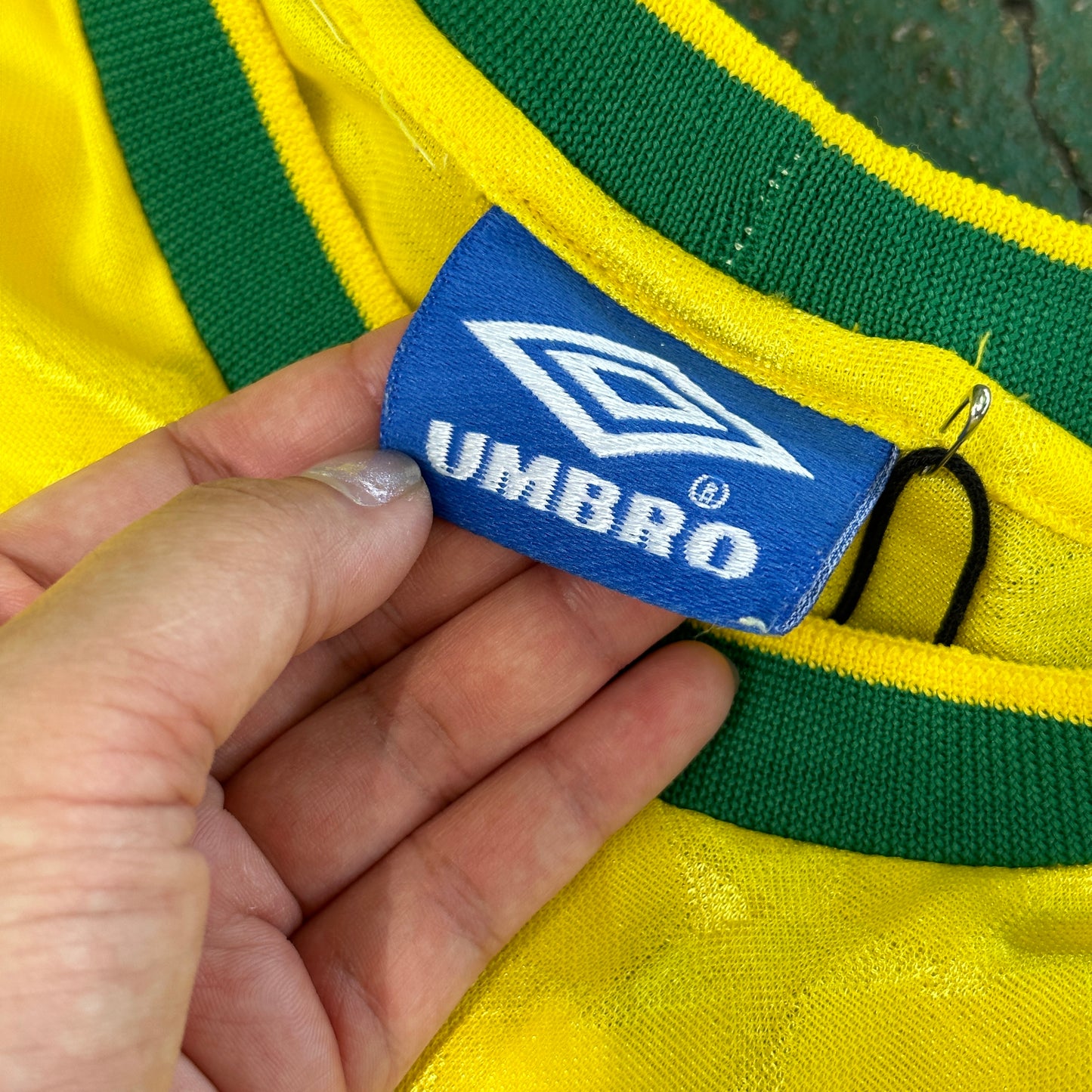 Vintage Brazil 90's x Umbro Fan Cheer home jersey