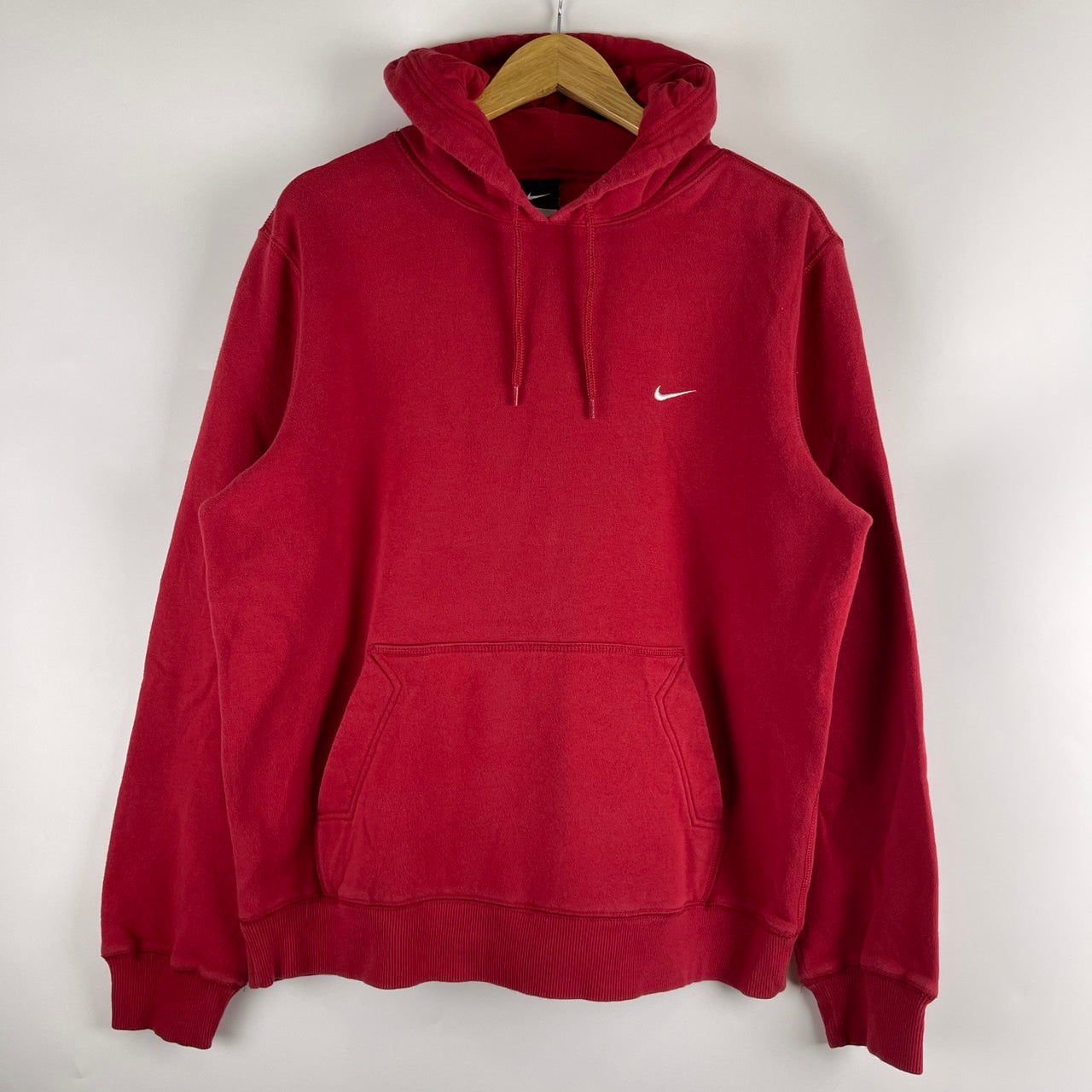Vintage Nike Miniswoosh embroidered 00's Red cherry pullover 