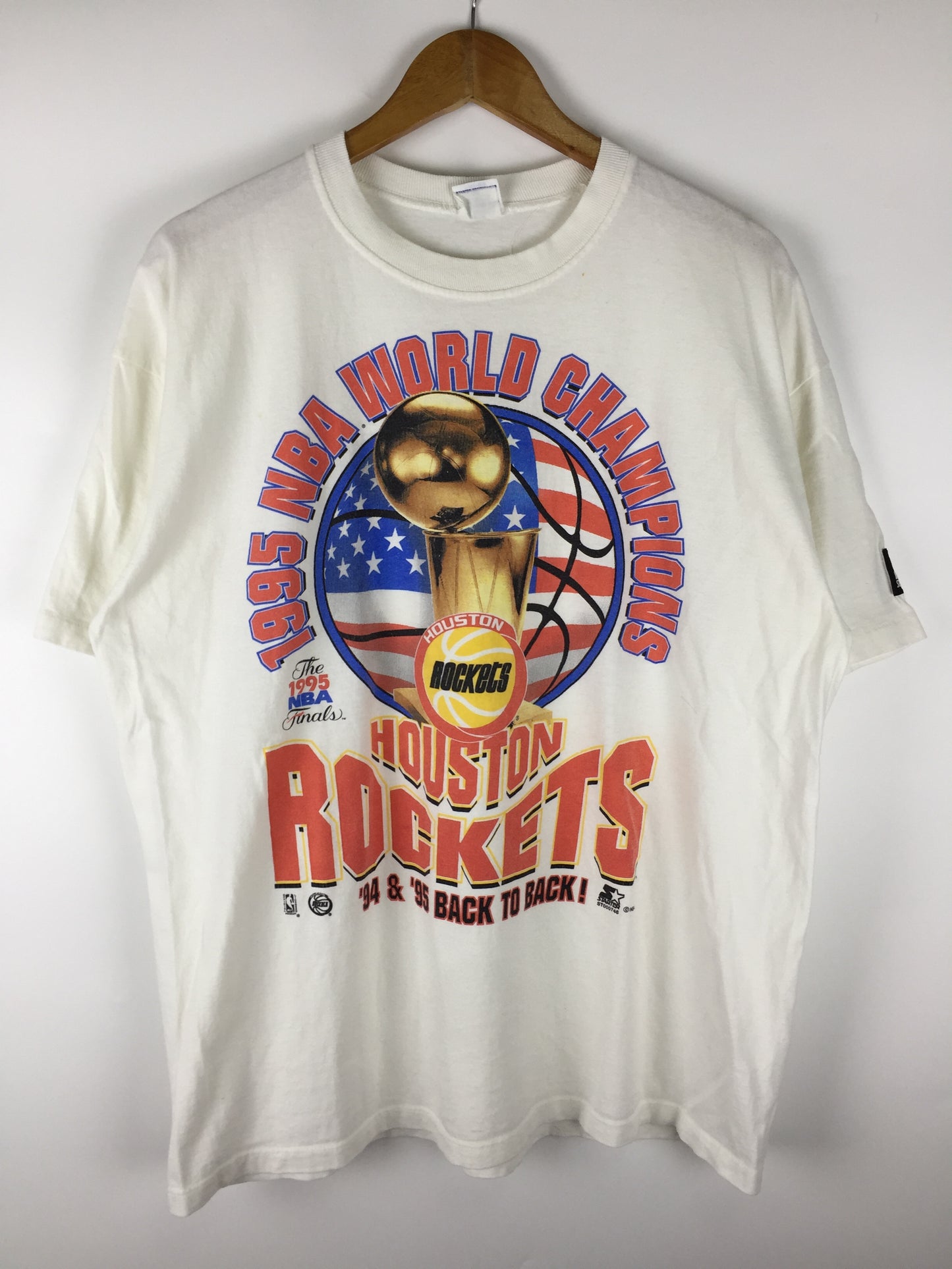 Vintage Houston Rockets 94-95 NBA World Champion T-shirt