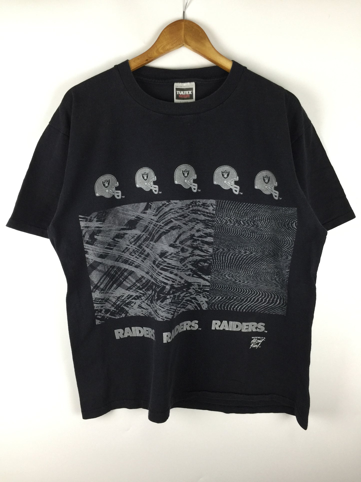 Vintage Oakland Raiders 90's NFL Black T-shirt