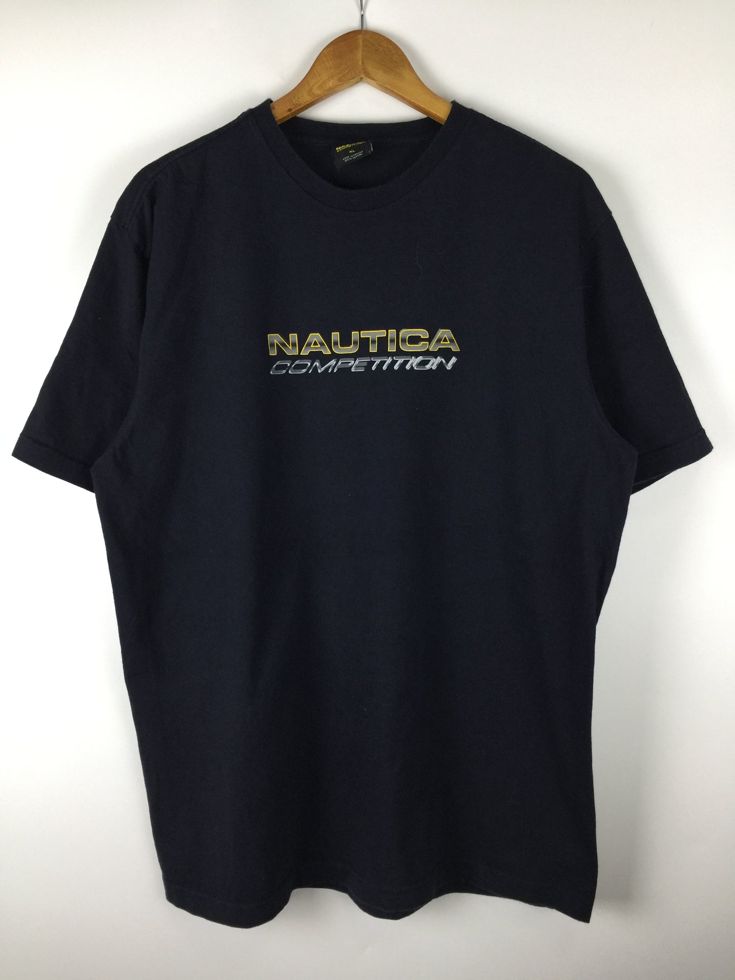 Vintage Nautica Competition 00's Spellouts logo T-shirt