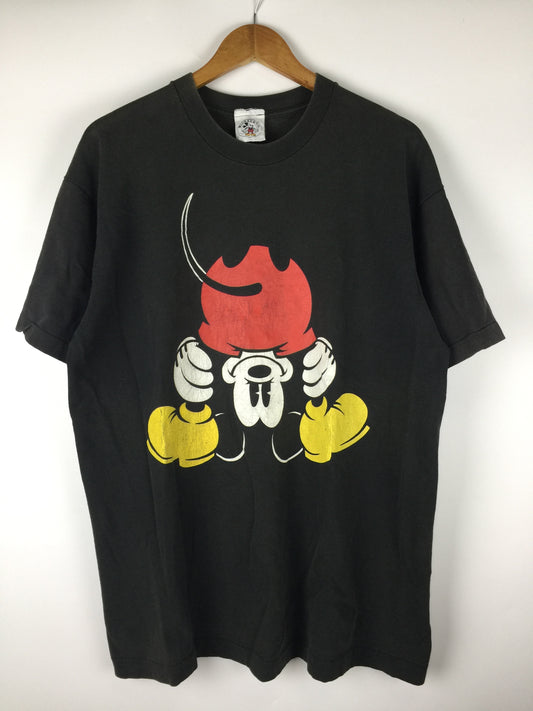 Vintage Mickey Mouse 90's Single Stitch black T-shirt