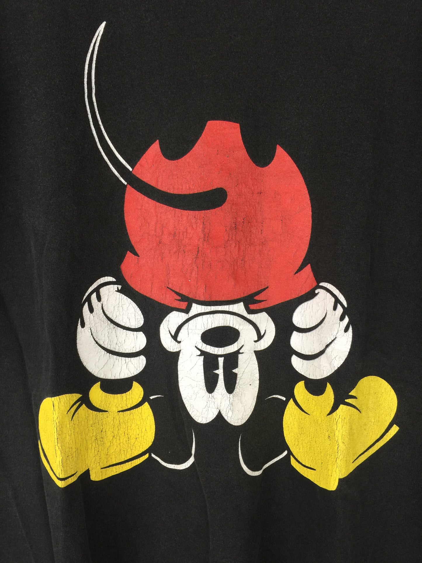 Vintage Mickey Mouse 90's Single Stitch black T-shirt