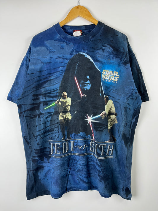 Vintage Star wars 90's movie T-shirt "Jedi vs Sith"