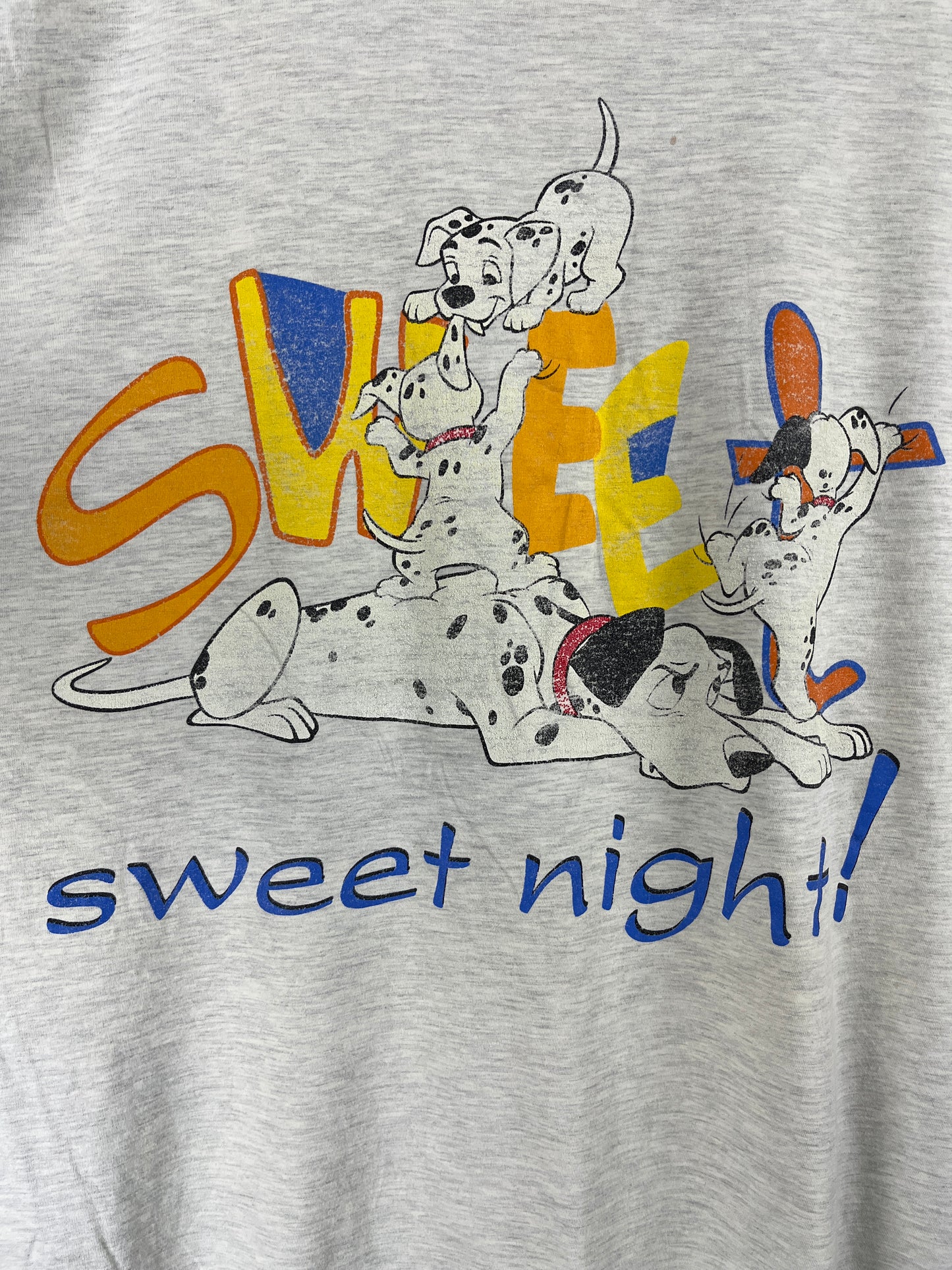 Vintage 101 Dalmatians 90s "Sweet Night!" T-shirt