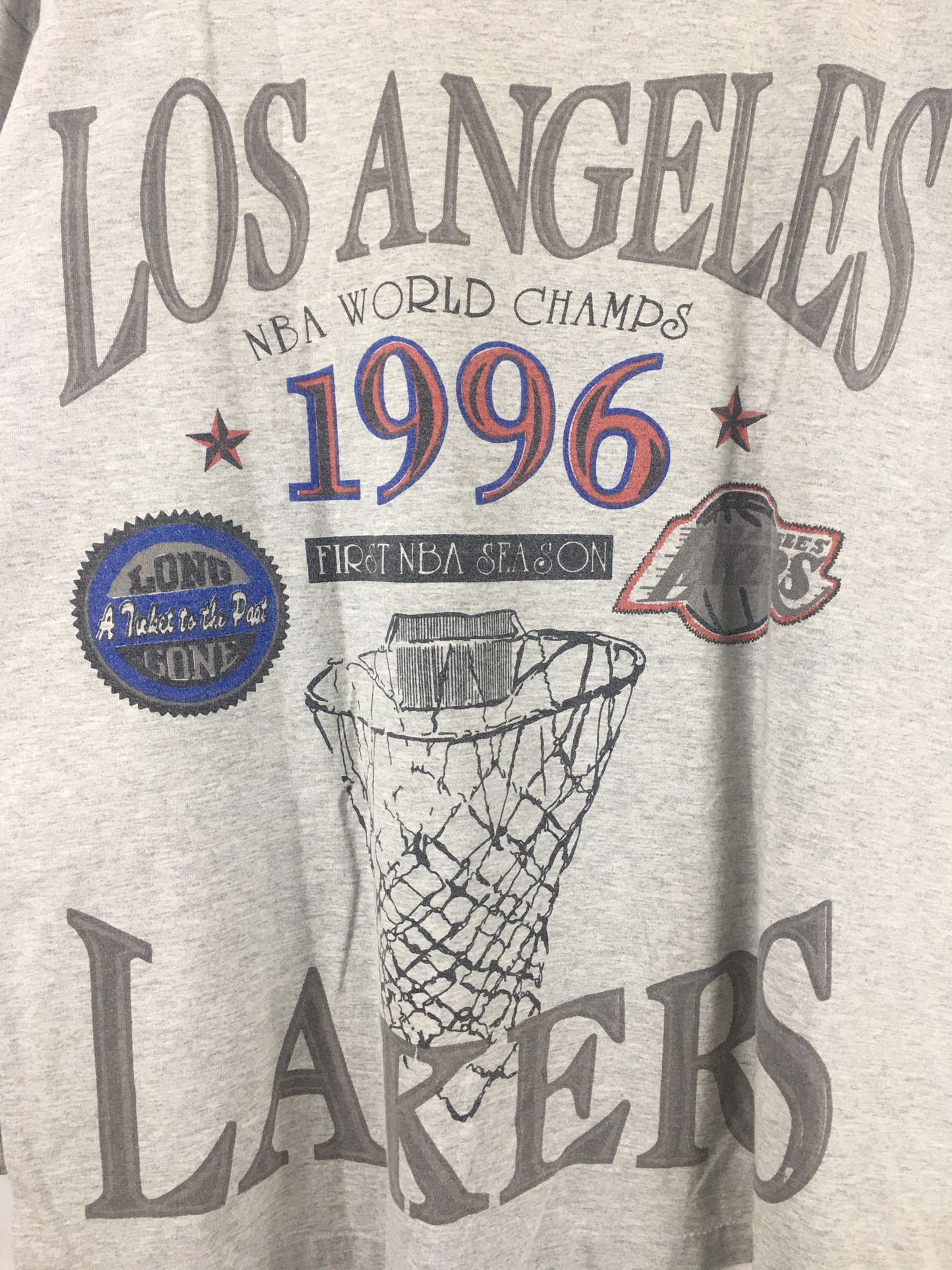 Vintage LA Lakers NBA 1996 Long Gone Long-Sleeves T-shirt