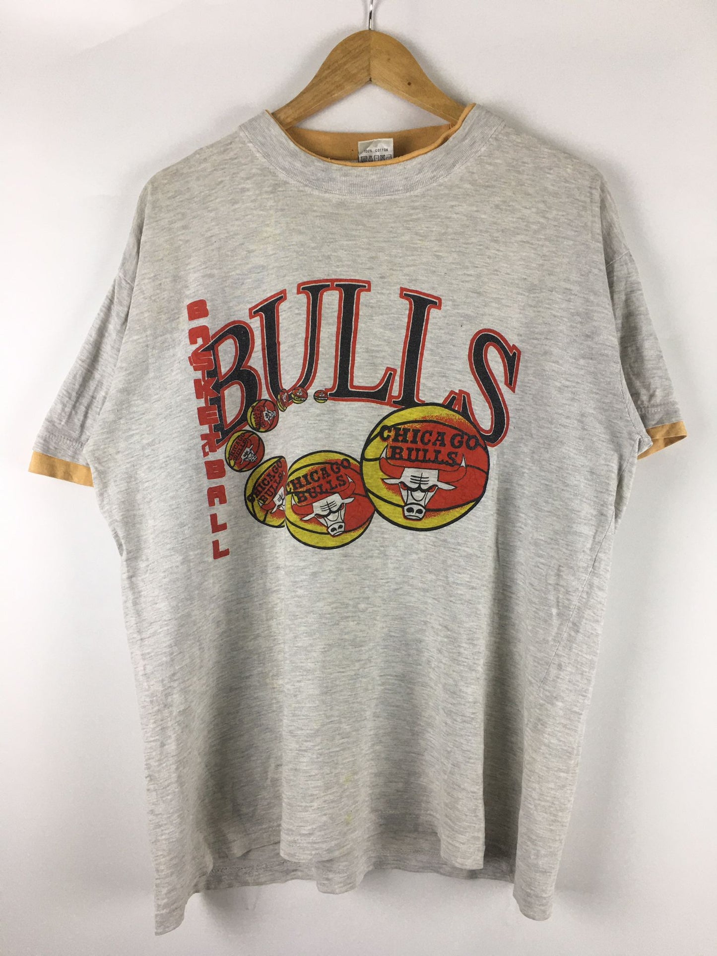 Vintage Chicago Bulls 1992 Back 2 Back Champion NBA T-shirt