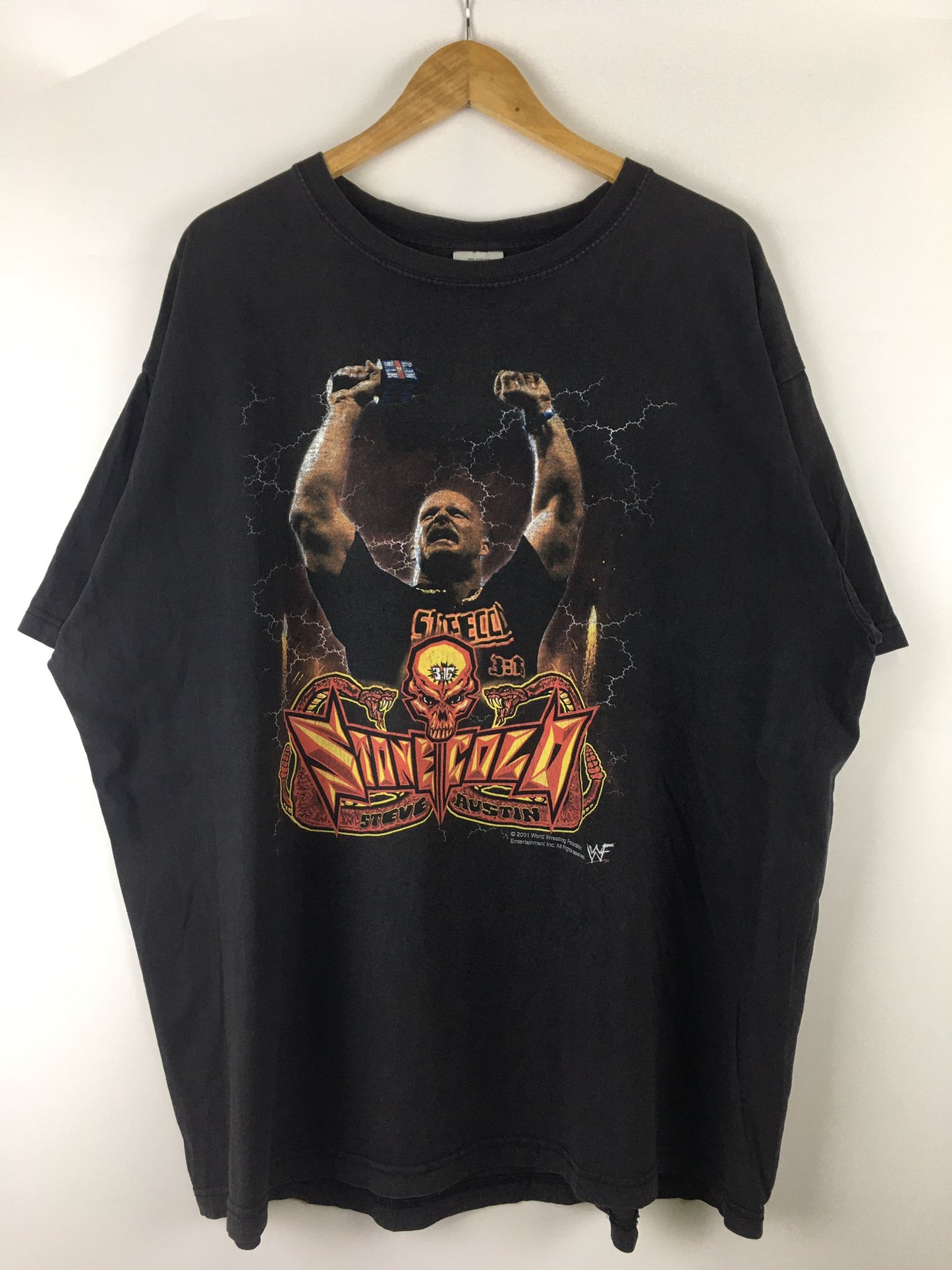 Vintage Stone Cold Steve Austin WWF 2001 T-shirt