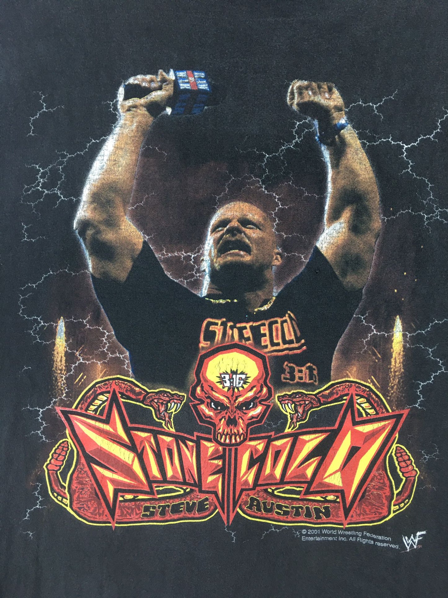 Vintage Stone Cold Steve Austin WWF 2001 T-shirt