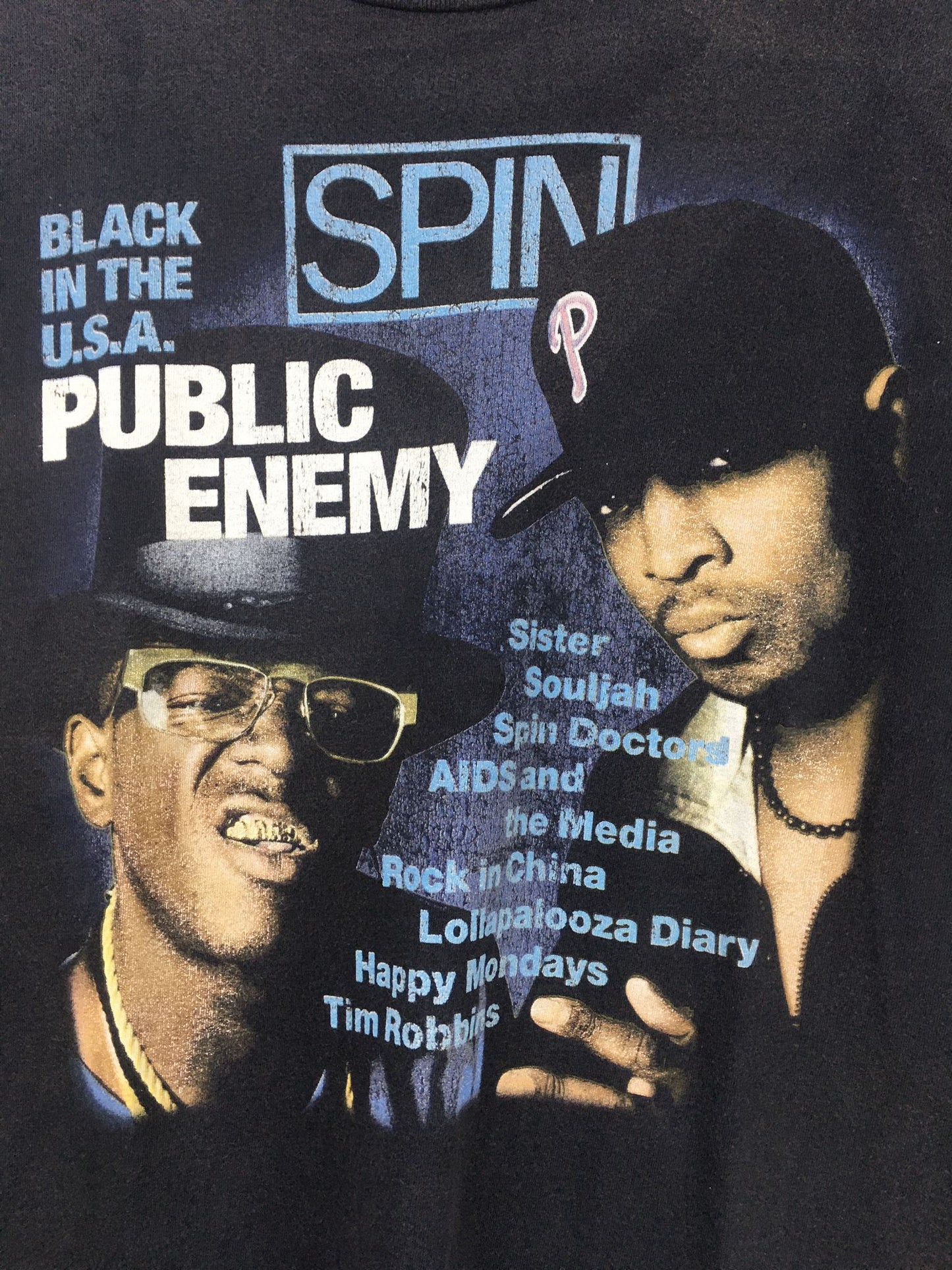 Public Enemy Black in The U.S.A Rap Tee Style