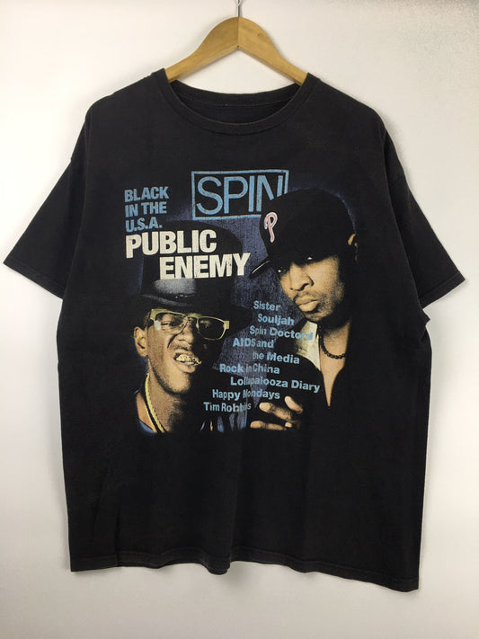 Public Enemy Black in The U.S.A Rap Tee Style