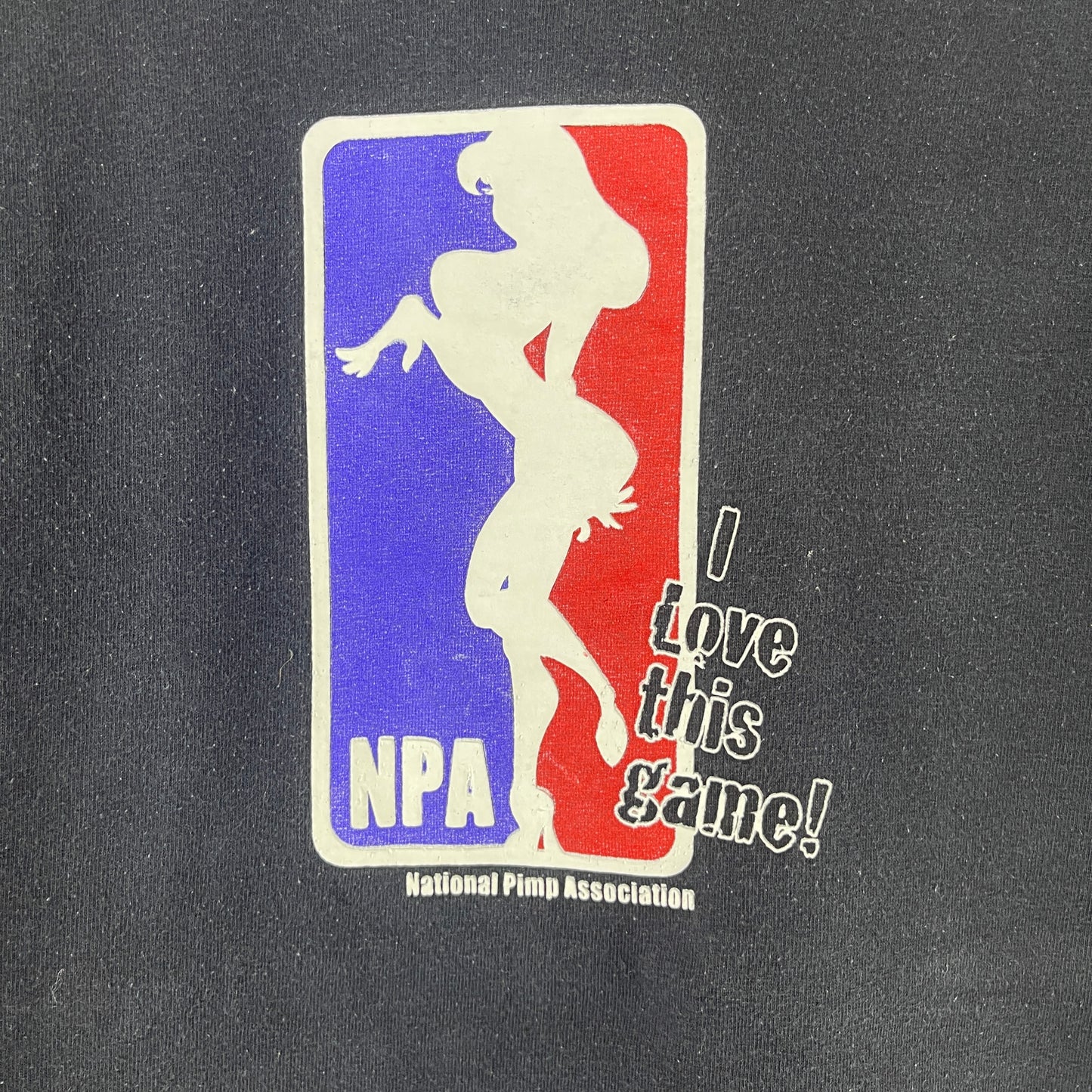 Vintage National Pimp Association 90's Hookup Style T-shirt