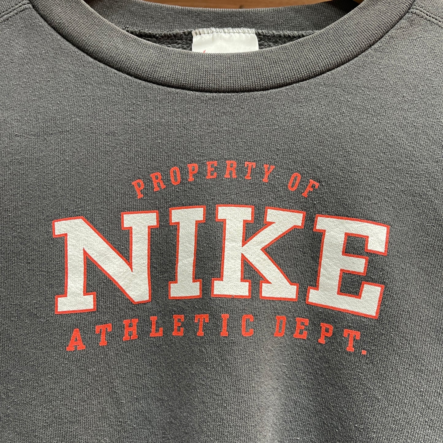 Vintage Nike Spellouts Logo Made in USA 90's Crewneck