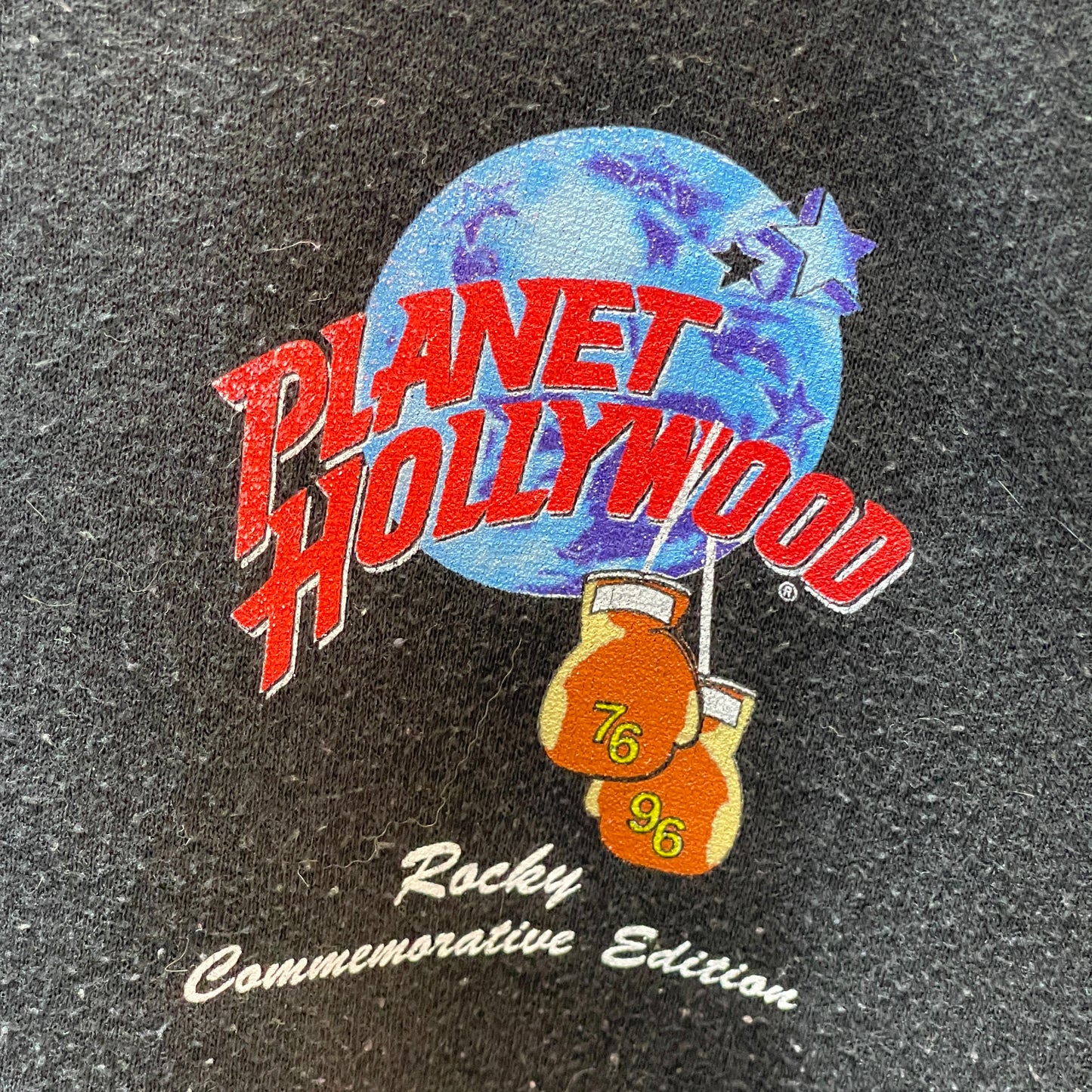 Vintage Planet Hollywood 90's "Rocky 20th Anniversary" Made in USA Crewneck